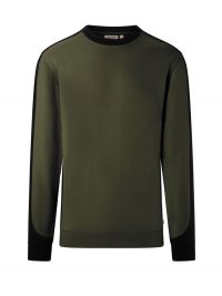 Olivgrünes Arbeits Sweatshirt